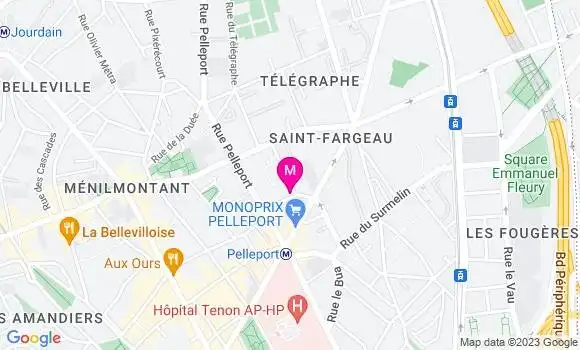 Localisation Restaurant  Au Poincaré