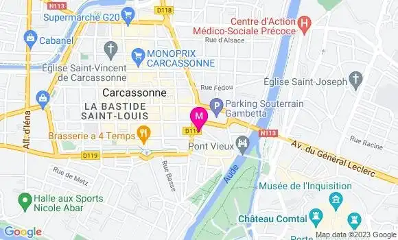 Localisation Restaurant  La Table de Marie