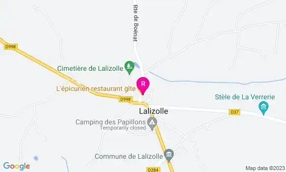 Localisation Restaurant  L