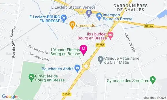 Localisation Restaurant  La Maison B