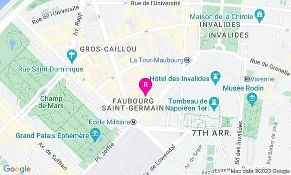Localisation Restaurant  Aux Ptt