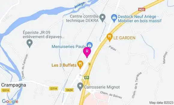Localisation Restaurant  Les 3 Buffets