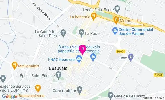 Localisation Restaurant  Au Bureau