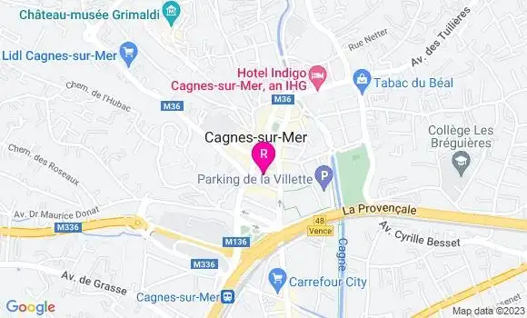 Localisation Brasserie Chez Mat