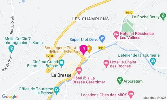 Localisation Restaurant  L