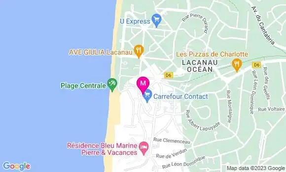 Localisation Restaurant Fruits de Mer Le Banc de Sable