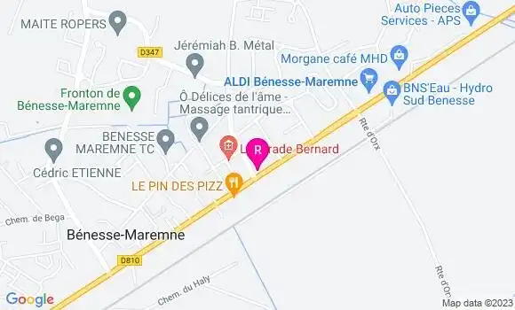 Localisation Restaurant  A Tirebeste