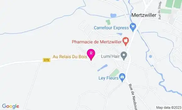 Localisation Restaurant  Au Relais du Bois