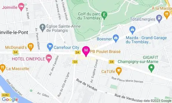 Localisation Restaurant  Poulet Braisé