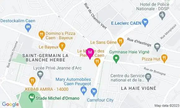 Localisation Restaurant Bar Le 161