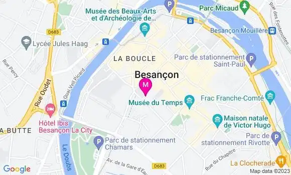 Localisation Restaurant  Le Saint Cerf