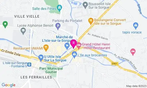 Localisation Restaurant  L