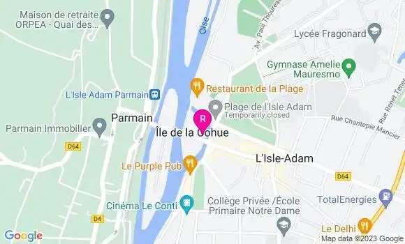 Localisation Restaurant  Le Nautilus