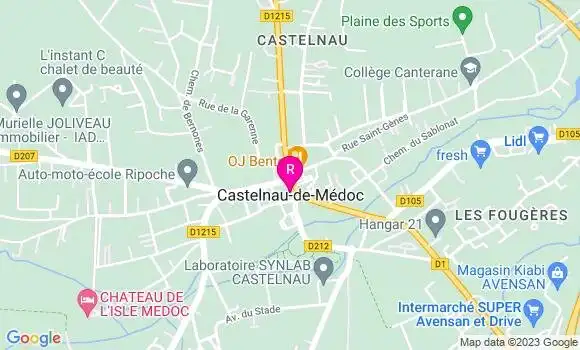 Localisation Restaurant  Le Chapon Fin