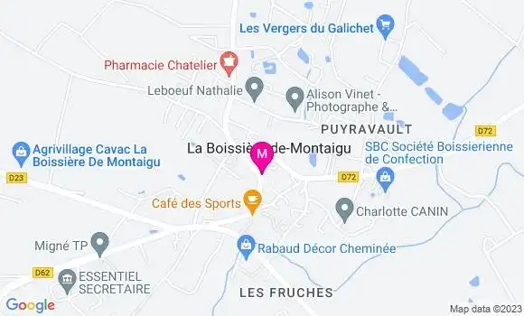 Localisation Restaurant  Le Boiceria