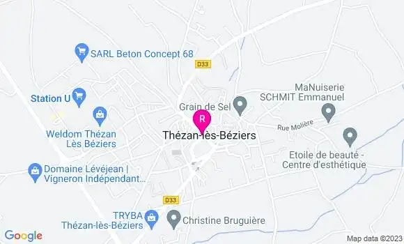 Localisation Restaurant  La Carte Timbrée
