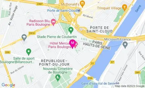 Localisation Bistrot Azzurro Bistro