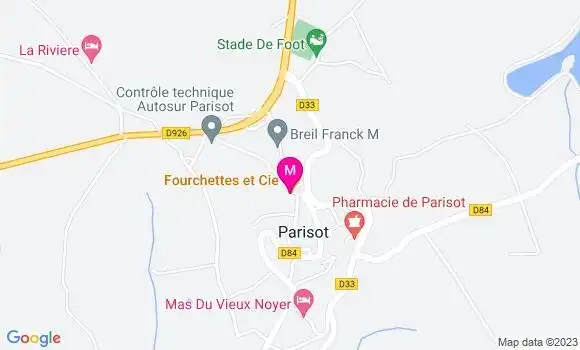 Localisation Restaurant  Fourchettes et Cie