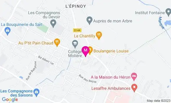 Localisation Restaurant  L