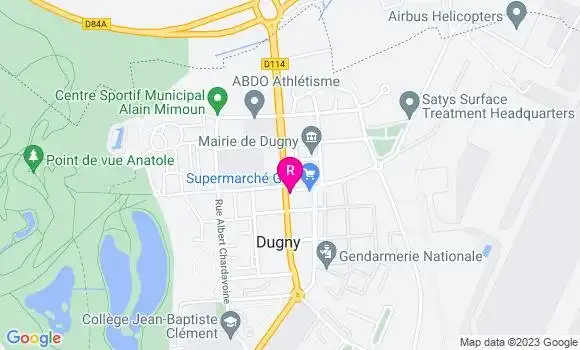 Localisation Café de la Poste