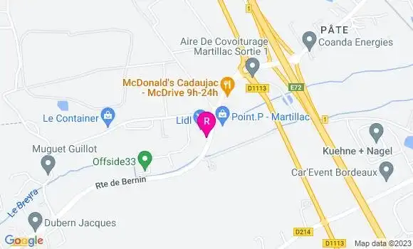 Localisation Restaurant  L