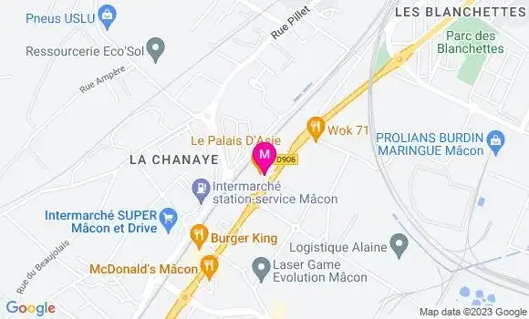 Localisation Restaurant  Le Palais d