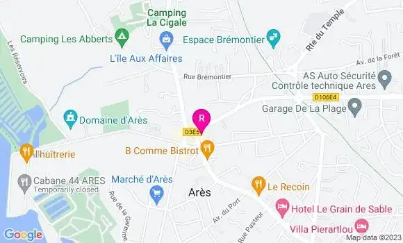 Localisation Restaurant  La Fille du Barbu