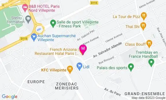 Localisation Restaurant  French Arizona
