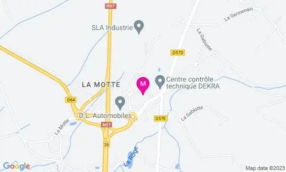 Localisation Restaurant  La Gabiotte