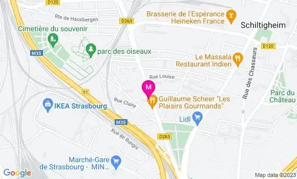 Localisation Restaurant  La Table de l