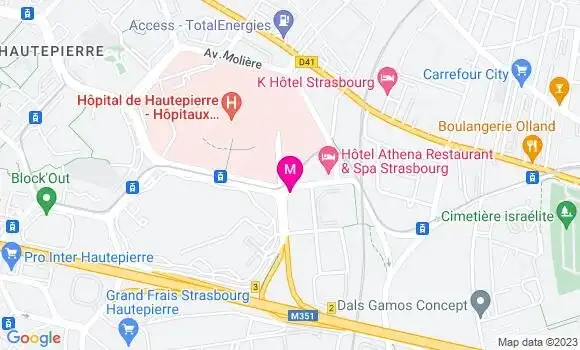 Localisation Restaurant  Athéna