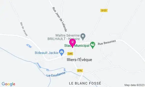 Localisation Auberge de la Lisière Normande