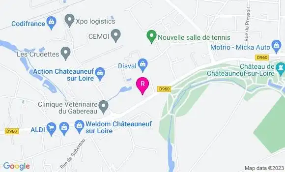 Localisation Crêperie La P