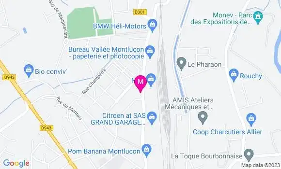 Localisation Restaurant Chinois Le Nouveau Paradis