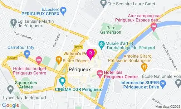 Localisation Restaurant  Chez Wouam