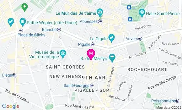 Localisation Restaurant  Les Commères