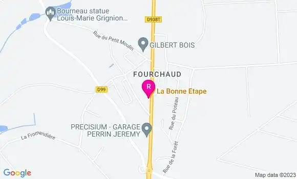 Localisation Restaurant  La Bonne Etape