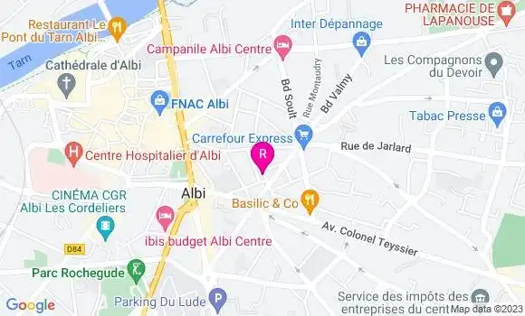 Localisation Restaurant  L
