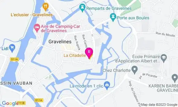 Localisation Restaurant  La Citadelle