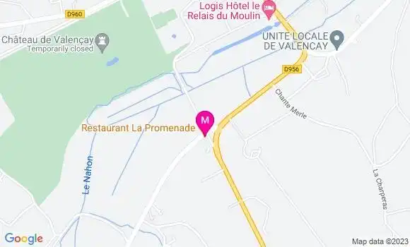 Localisation Restaurant la Promenade