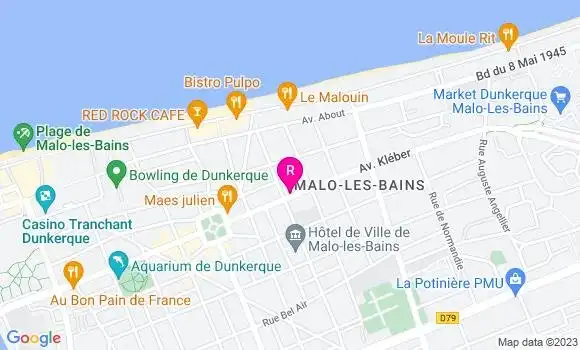 Localisation Restaurant Bar Jolly Roger