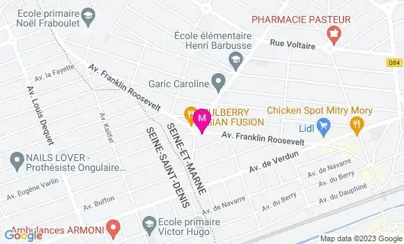 Localisation Restaurant  Le Central