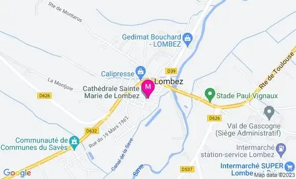 Localisation Restaurant  Chez Mamé