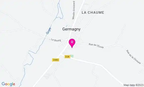 Localisation Pizzeria La Grange à Pizz