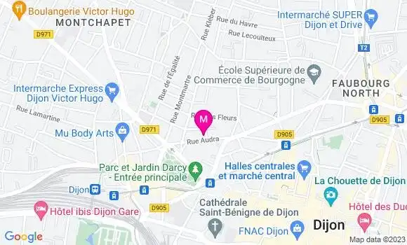 Localisation Restaurant Bar Le Cellier