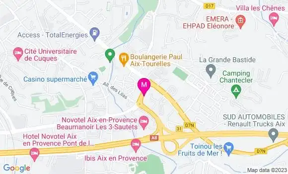 Localisation Restaurant  L