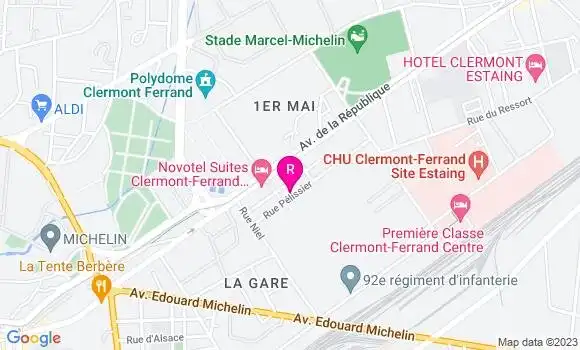 Localisation Restaurant  Le Six 3