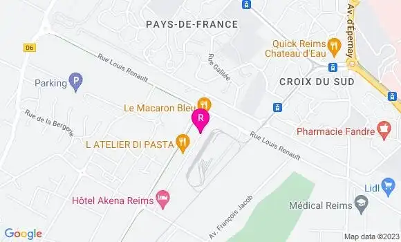 Localisation Restaurant  L