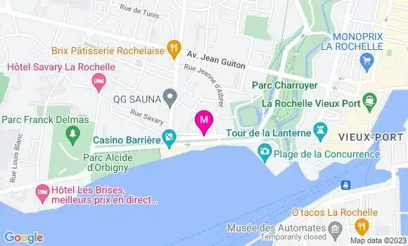 Localisation Restaurant le Mail