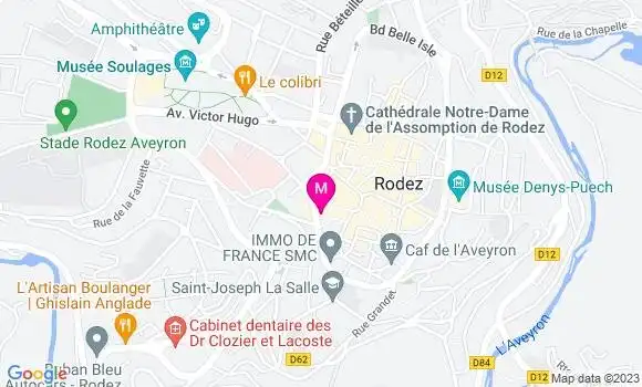 Localisation Restaurant  Le Bouchon Aveyronnais